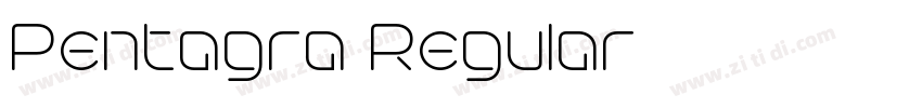 Pentagra Regular字体转换 Pentagra Regular字体转换